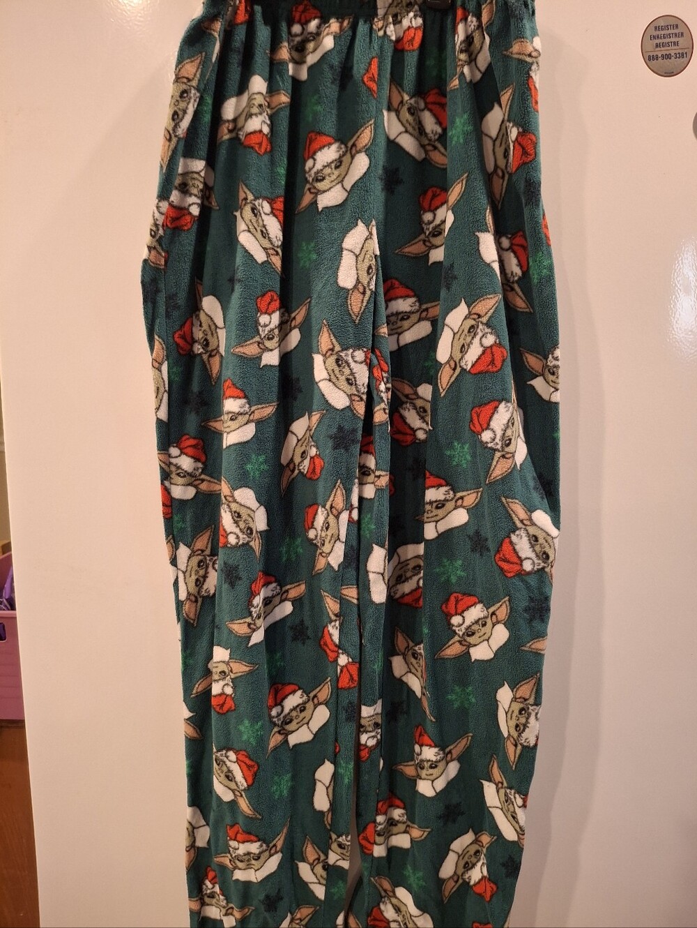 Green Holiday Print PJ Bottoms - Star Wars